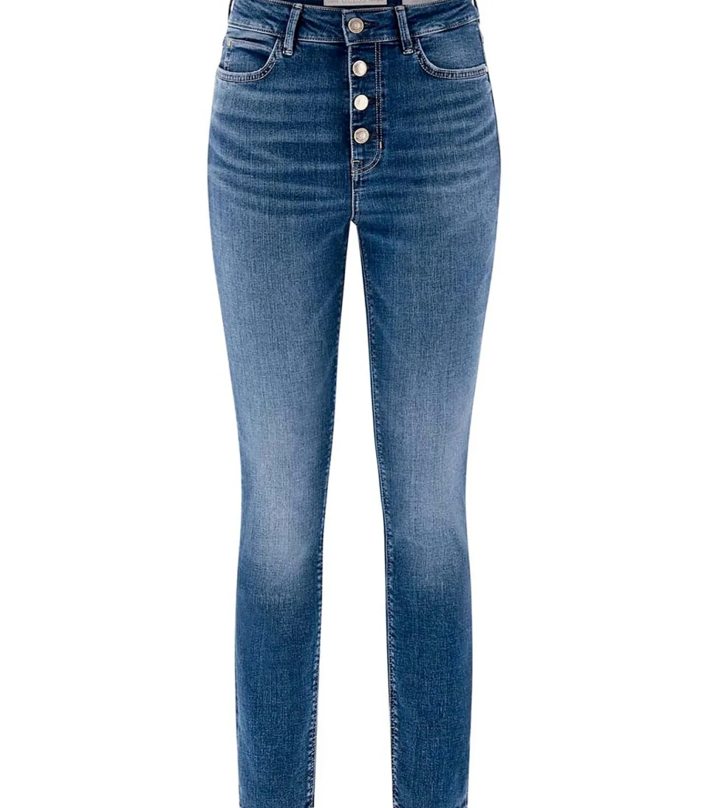 GUESS 1981 Exposed Button blue Sale