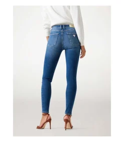 GUESS 1981 Exposed Button blue Sale