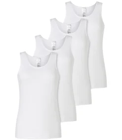 SCHIESSER 4 pack 95/5 Modern Cotton - onderhemd white Discount