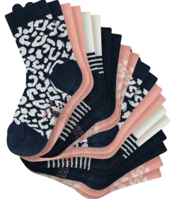 SCHIESSER 10 pack Basic - sokken pink New