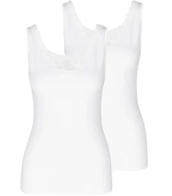 Nina from C. 2 pack Cosy - onderhemd white Sale