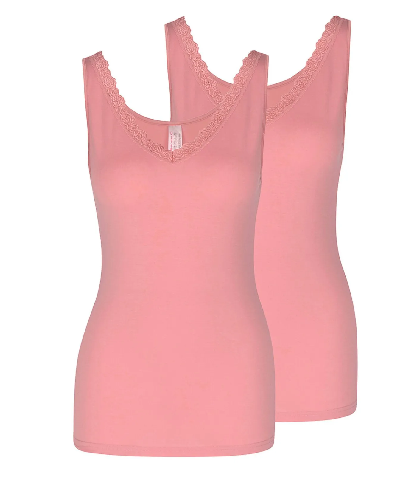 Nina from C. 2 pack Cosy - onderhemd pink Outlet