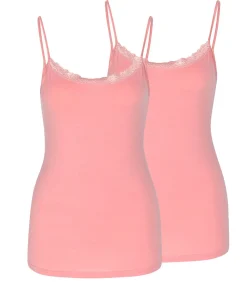 Nina from C. 2 pack Cosy - spaghettitop pink Discount