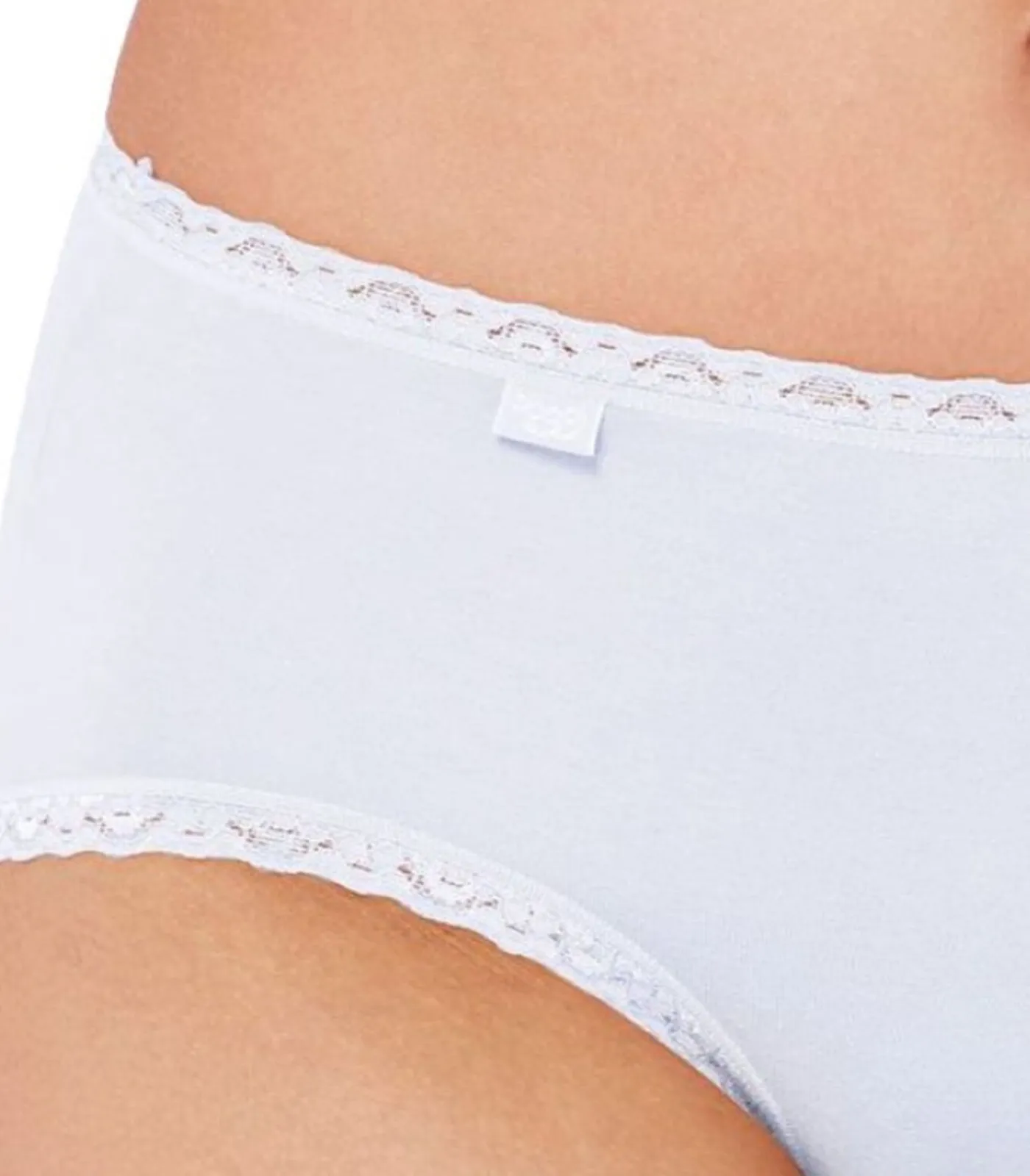 sloggi 6 pack 24/7 Cotton Lace - midi slip white Online