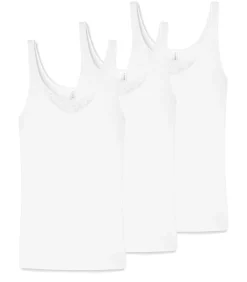 SCHIESSER 3 pack Hemdchenkonzept - onderhemd white New