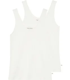Marc O'Polo 2 pack Iconic Rib - onderhemd white New