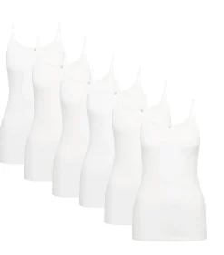 Triumph 6 pack Katia Basics - spaghettitop white Clearance