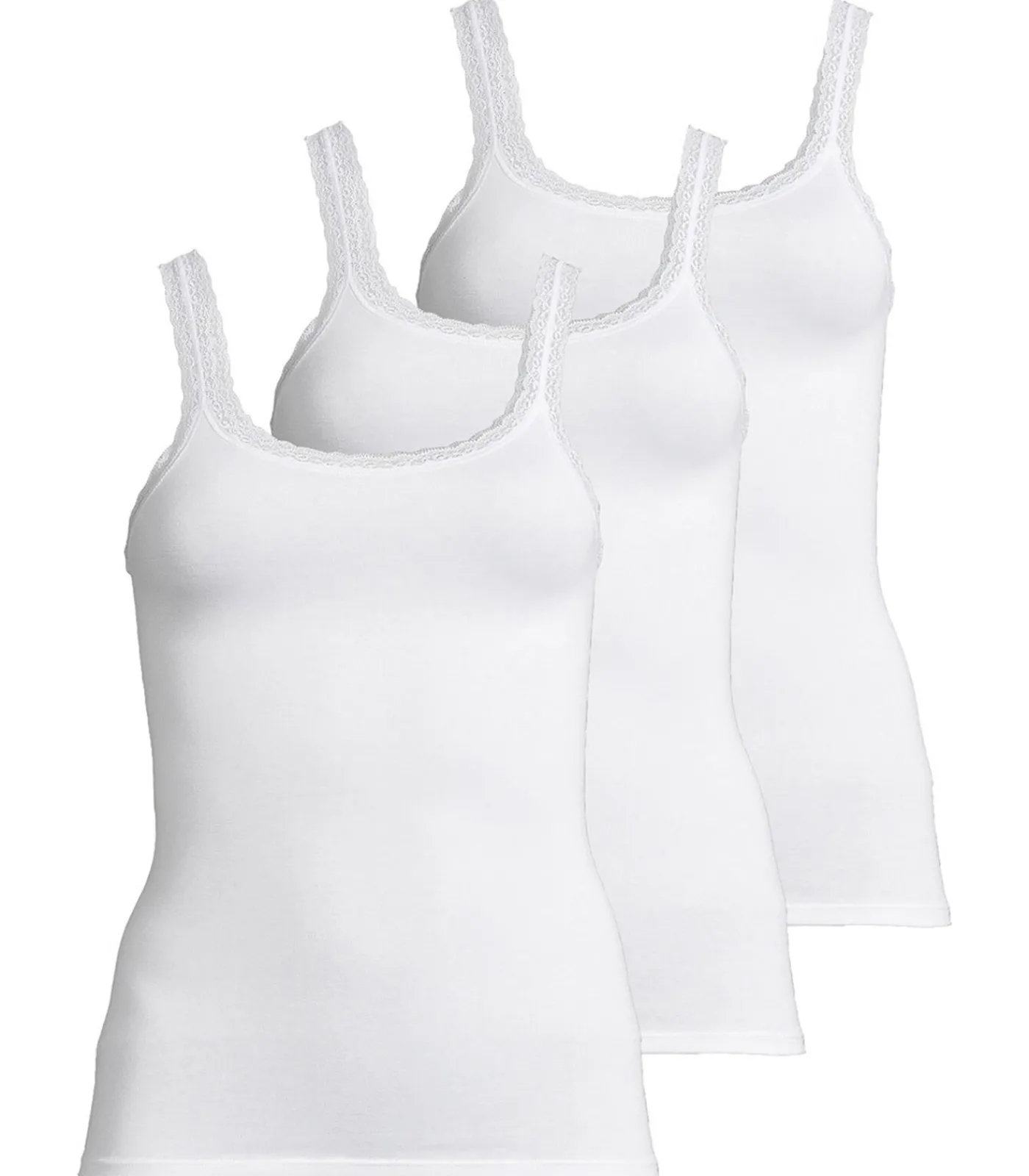 Conta 3 pack Modal - onderhemd white New