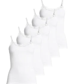 Speidel 5 pack Nadja - spaghettitop white Online