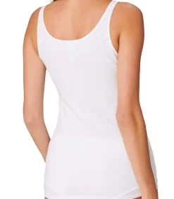 SCHIESSER 4 pack 95/5 organic cotton - onderhemd white