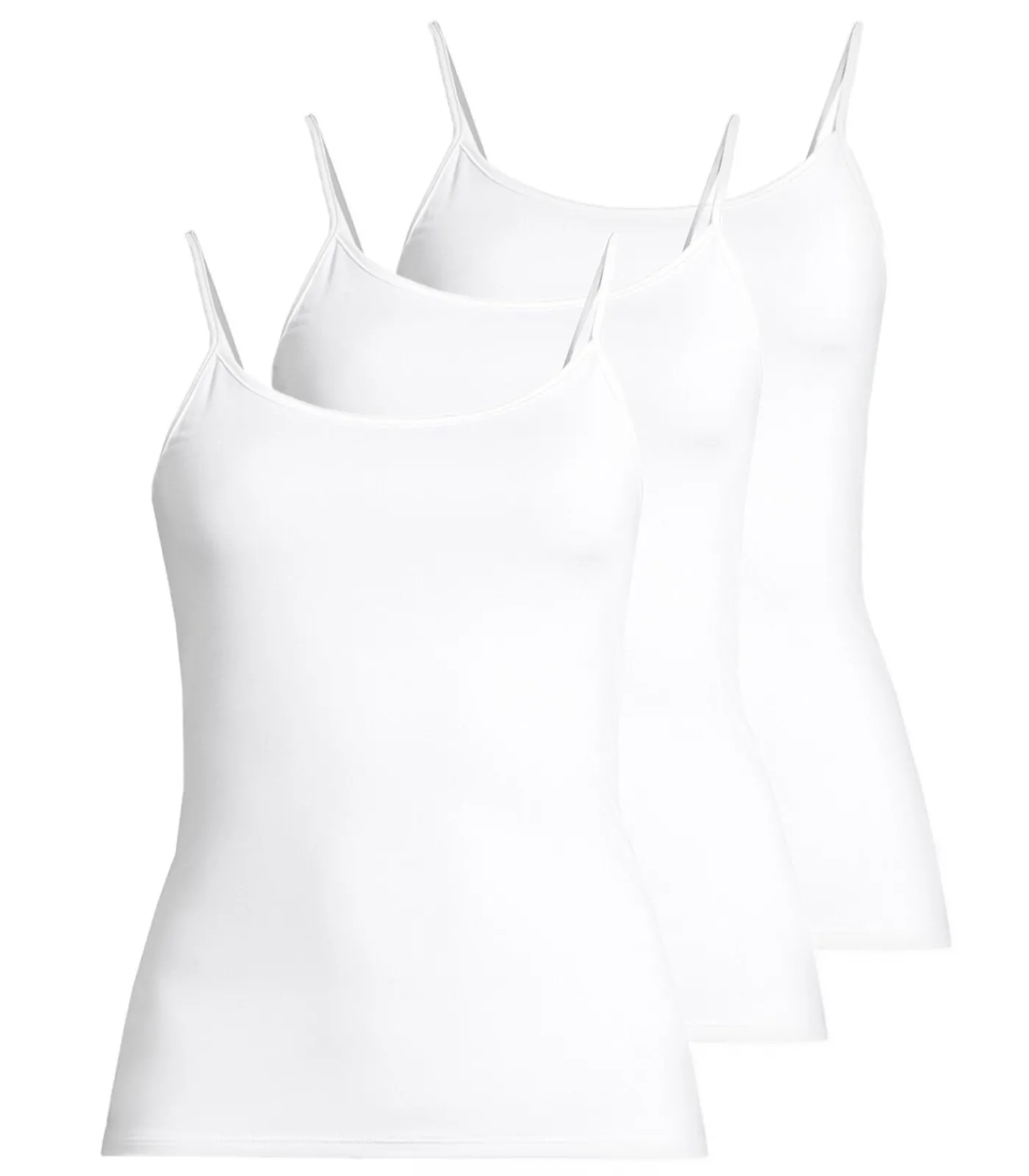 Nina from C. 3 pack Pure - spaghettitop white Sale