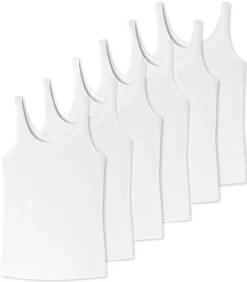 uncover by Schiesser 6 pack Basic - onderhemd white Clearance