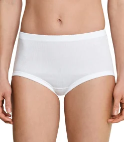 SCHIESSER 6 pack Original Classics fijnrib - tailleslip white Clearance