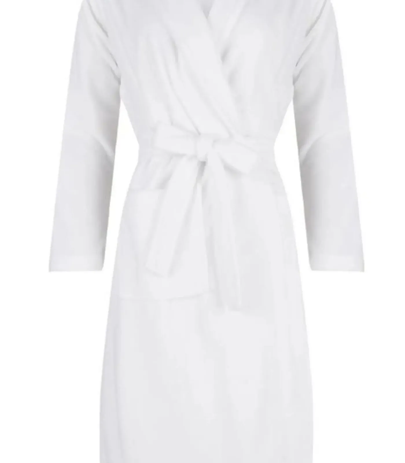 Pastunette / Pasha dames Badjas Fleece/badstof - Witte sauna badjas white Outlet