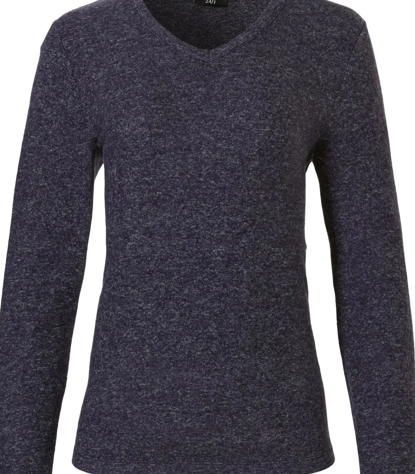 Pastunette 24/7 pyjama shirt dames - Lange mouw - Dark blue Clearance