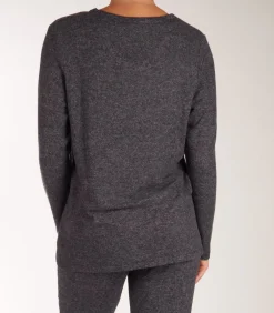 Pastunette 24/7 pyjama shirt dames - Lange mouw - Dark blue Clearance