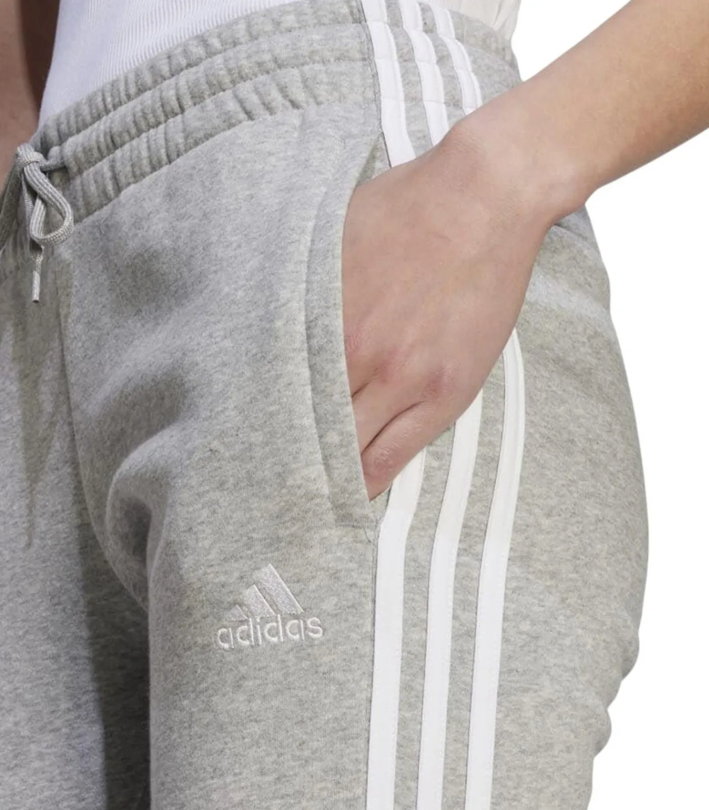 Adidas 3 STRIPES - Joggingbroek - Grijs gray Clearance