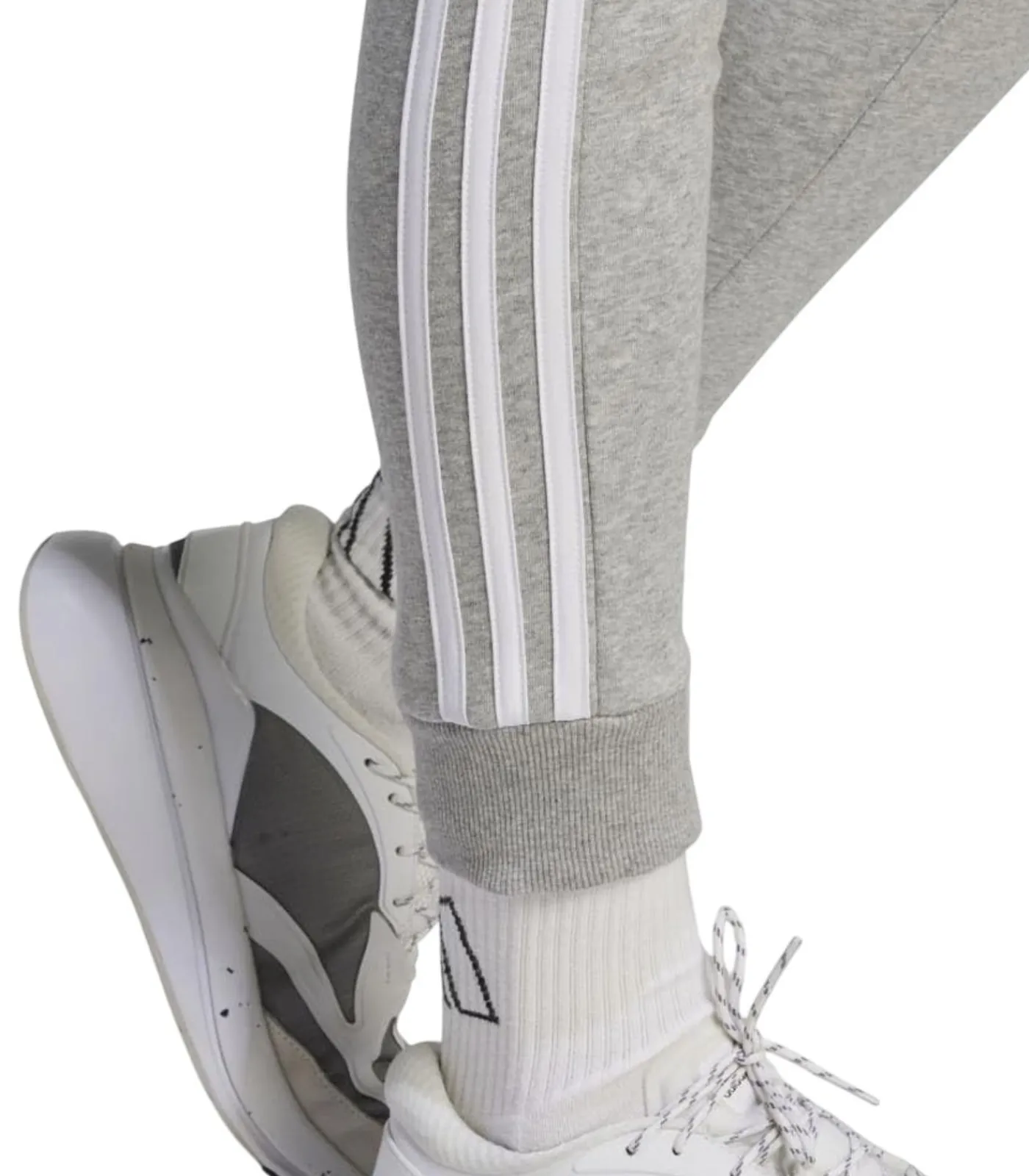 Adidas 3 STRIPES - Joggingbroek - Grijs gray Clearance
