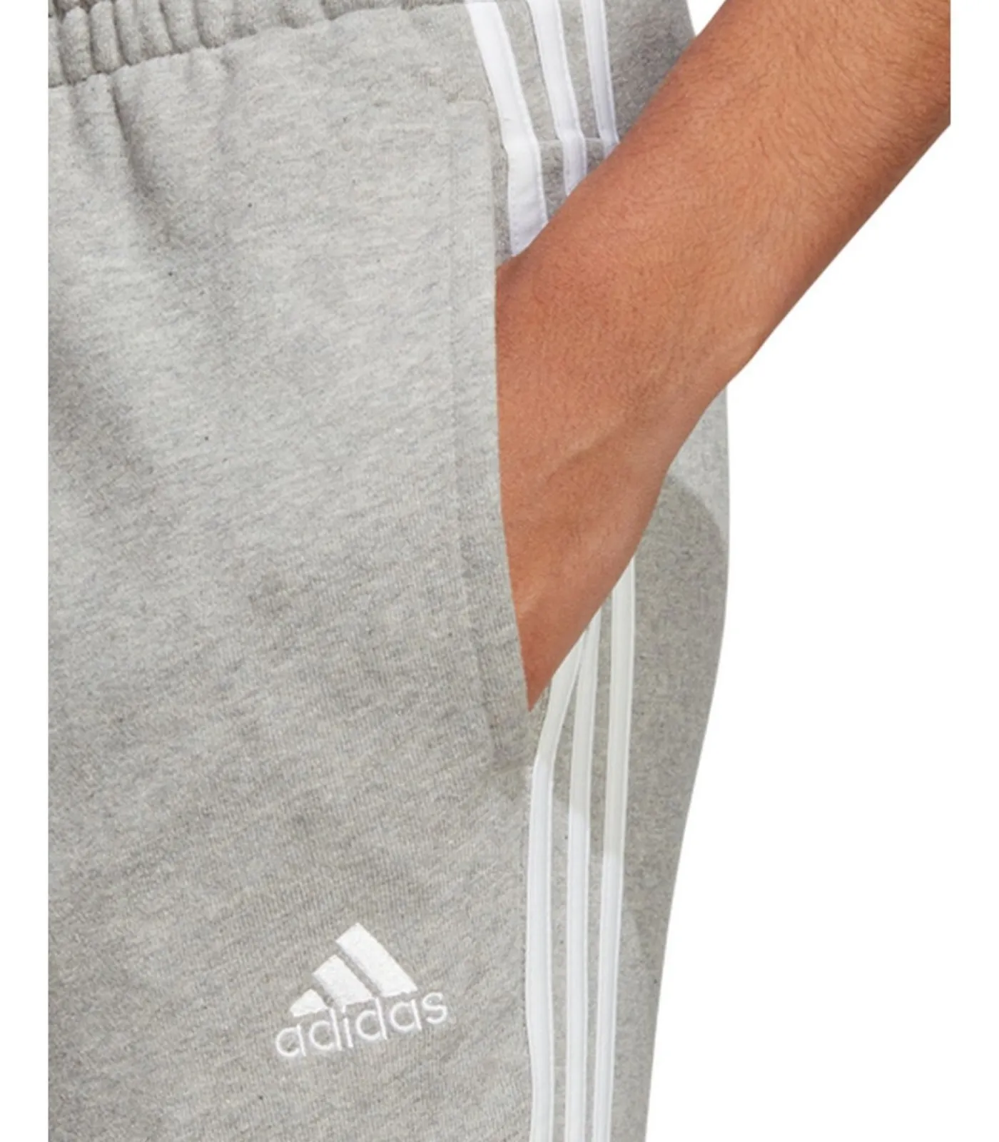 Adidas 3 STRIPES - Joggingbroek - Grijs gray New