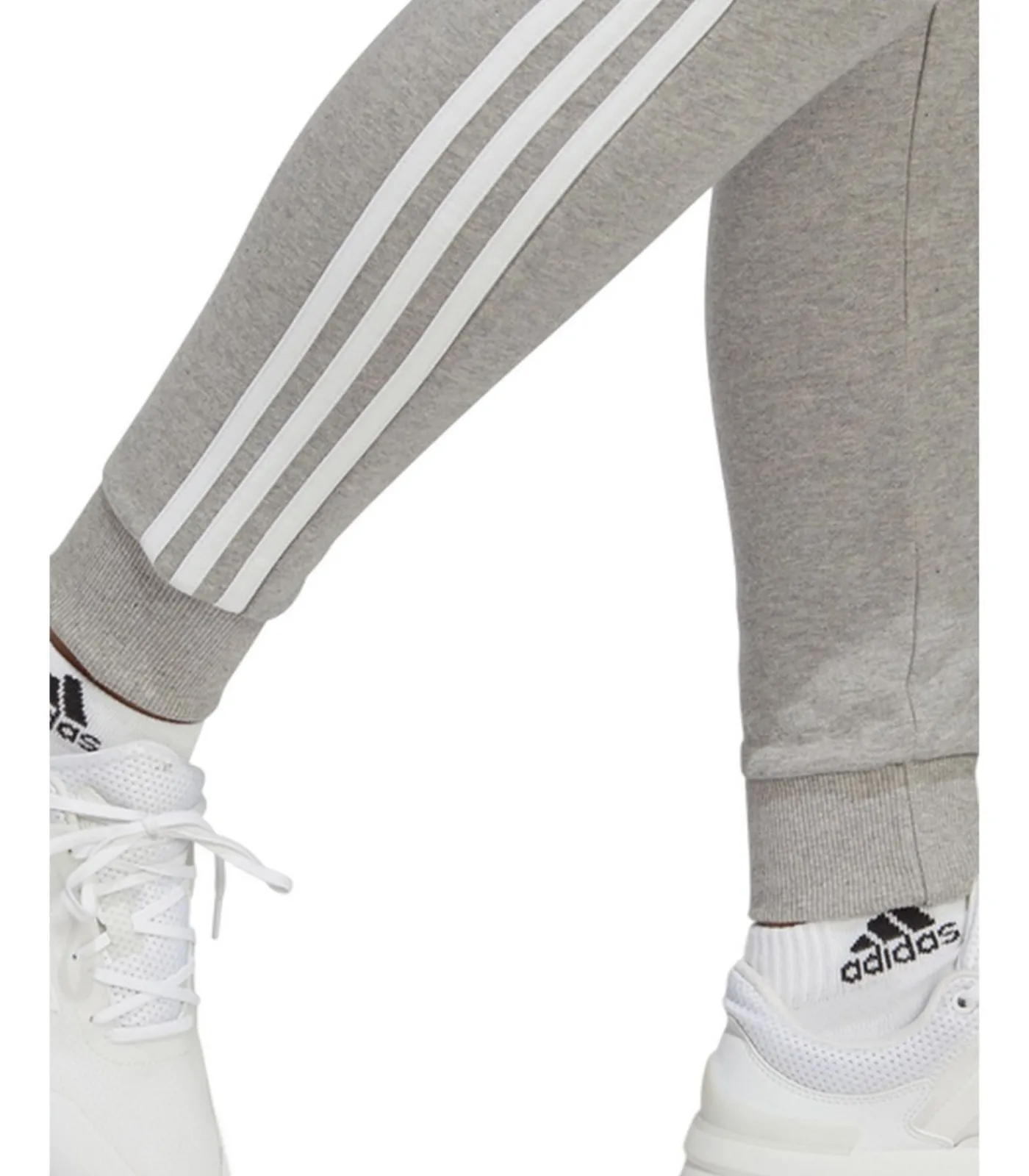 Adidas 3 STRIPES - Joggingbroek - Grijs gray New