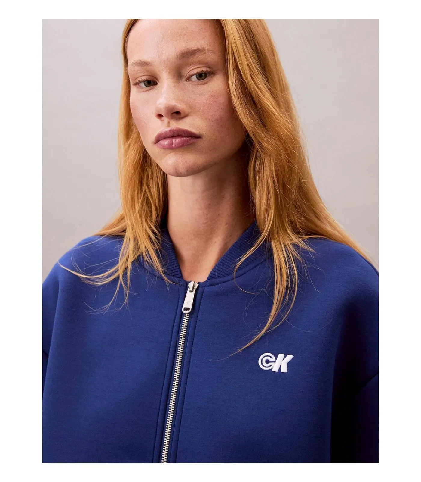 Calvin Klein Jeans A- Oversized Scuba Z blue Discount