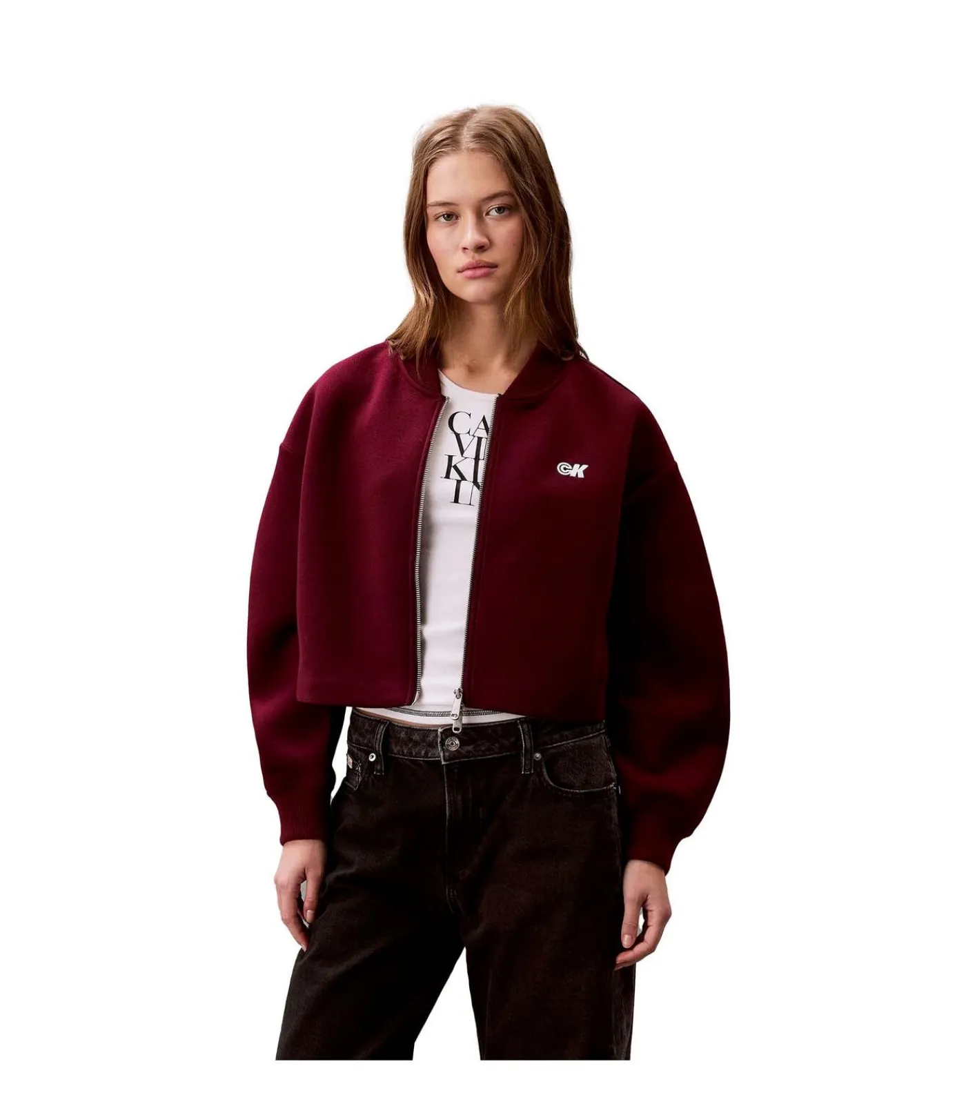 Calvin Klein Jeans A- Oversized Scuba Z red New