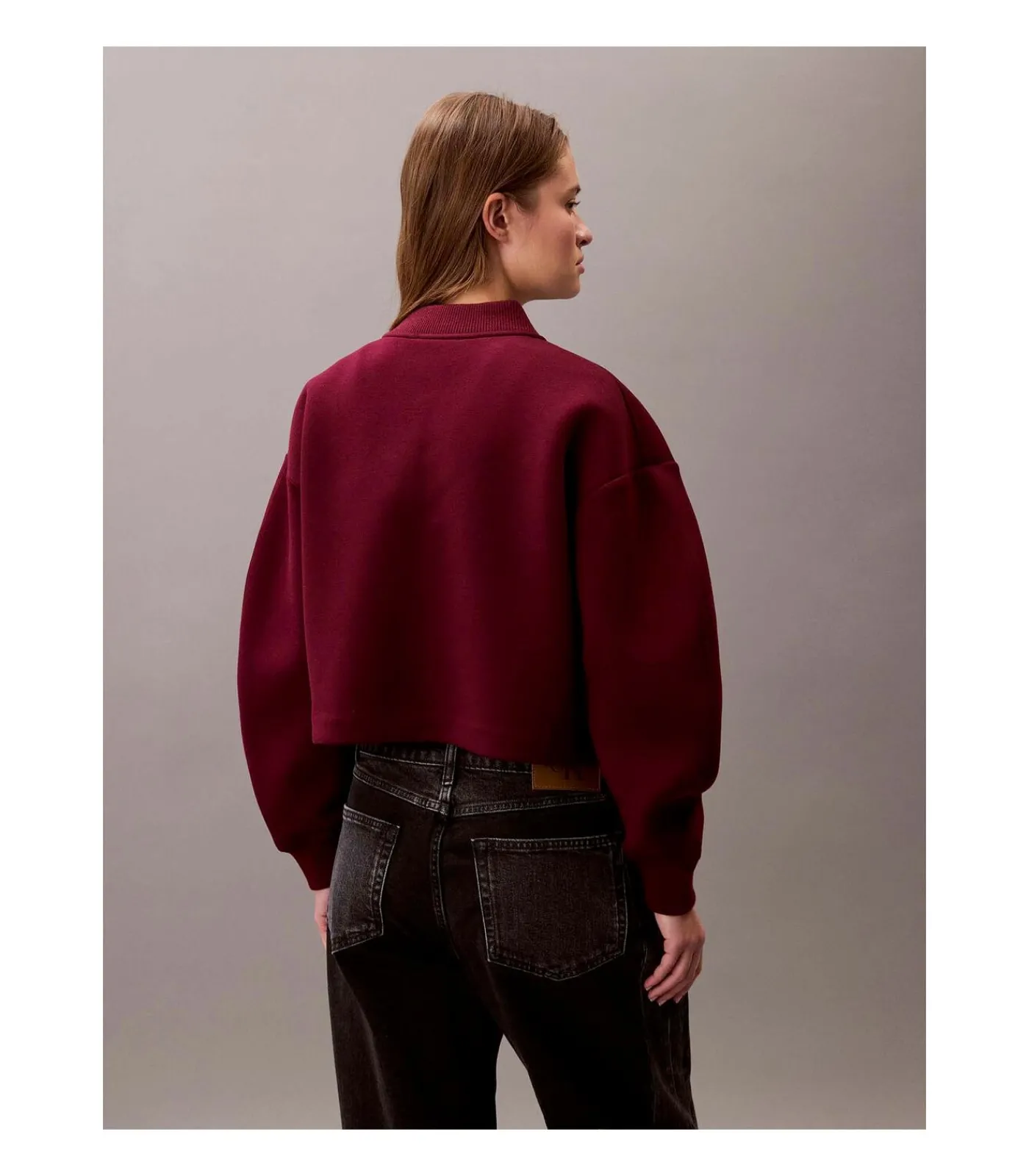 Calvin Klein Jeans A- Oversized Scuba Z red New