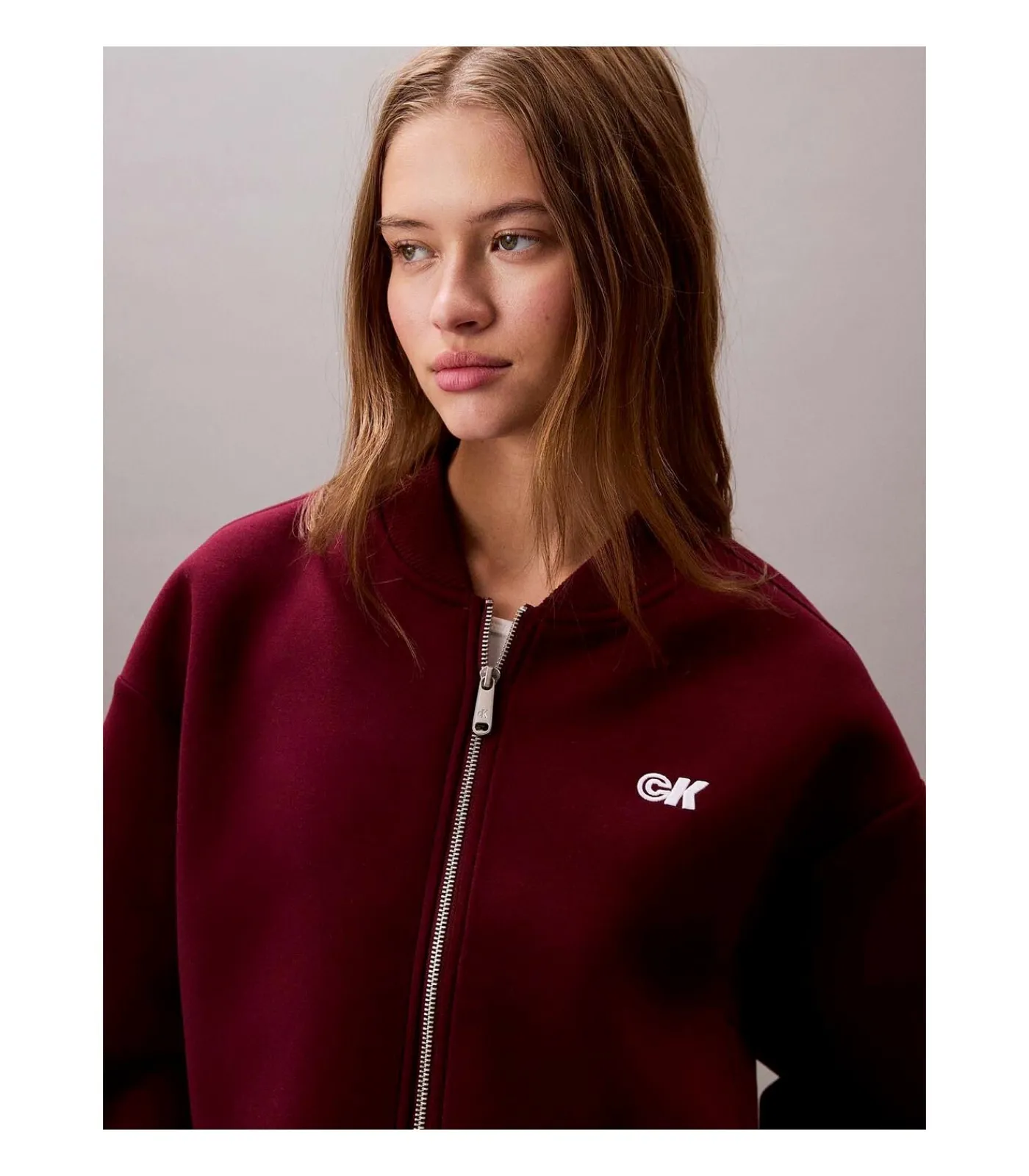 Calvin Klein Jeans A- Oversized Scuba Z red New
