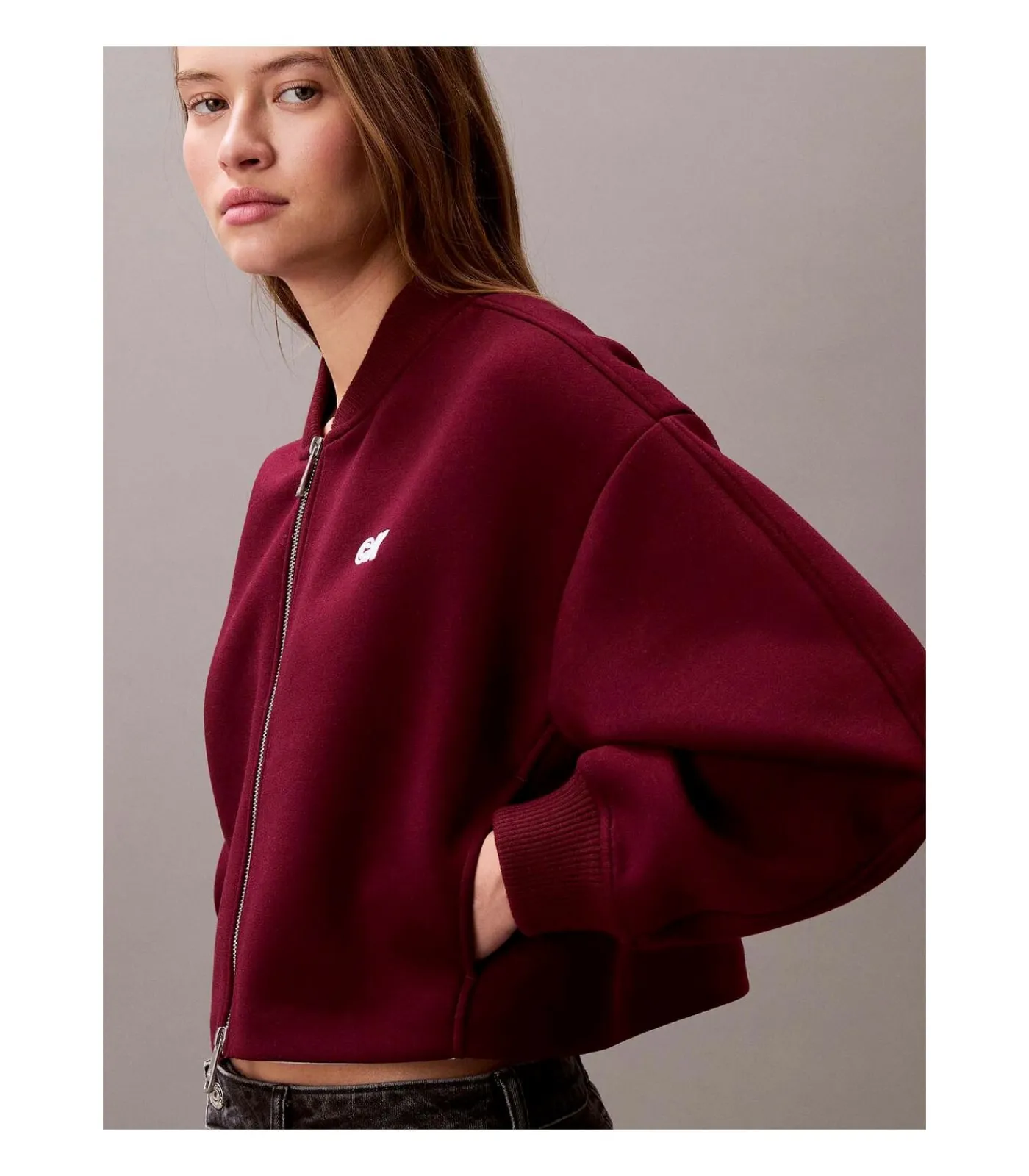 Calvin Klein Jeans A- Oversized Scuba Z red New