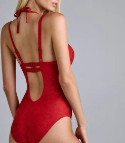 Marlies Dekkers acapulco plunge balconette badpak darkRed Hot