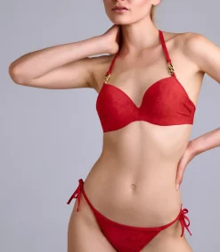 Marlies Dekkers acapulco tie & bow bikini tanga darkRed Hot