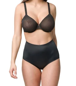 LUNA Afslankingsbroekje van microvezel met hoge taille 26 cm black Hot