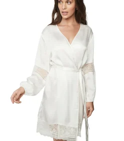 SELMARK AGATHA Satijnen negligé Bruiloft white New
