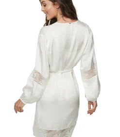 SELMARK AGATHA Satijnen negligé Bruiloft white New