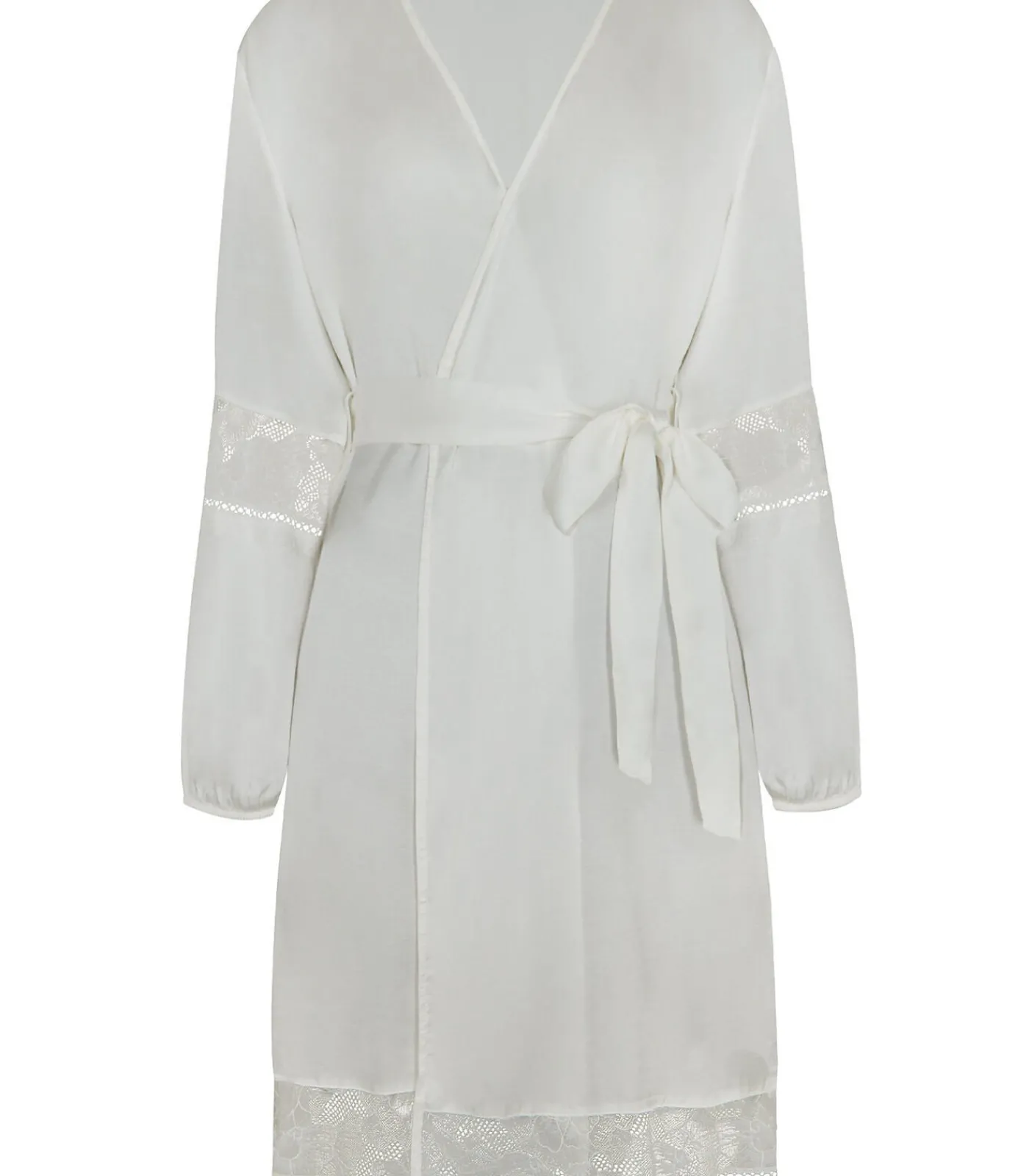 SELMARK AGATHA Satijnen negligé Bruiloft white New