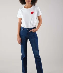 Deeluxe ALICIA - Alicia flare jeans voor dames blue Discount