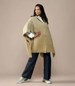 Mart Visser Aliza Poncho Zand creme Discount