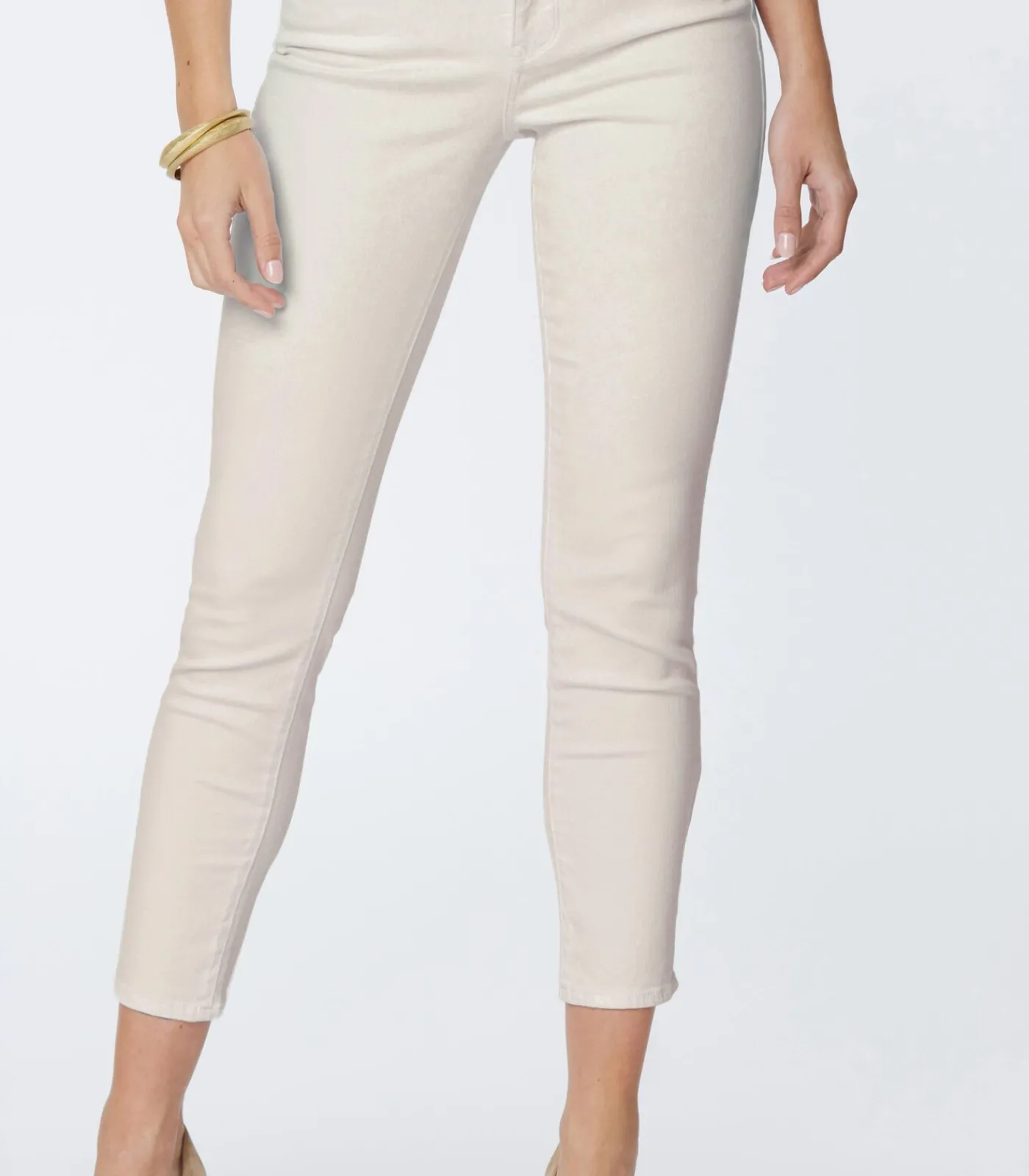 NYDJ Ami Legging Ankle Jeans Zandkleurig Premium Denim beige Best