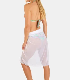 Banana Moon ange sarong in witte voile BIG UNI white Discount