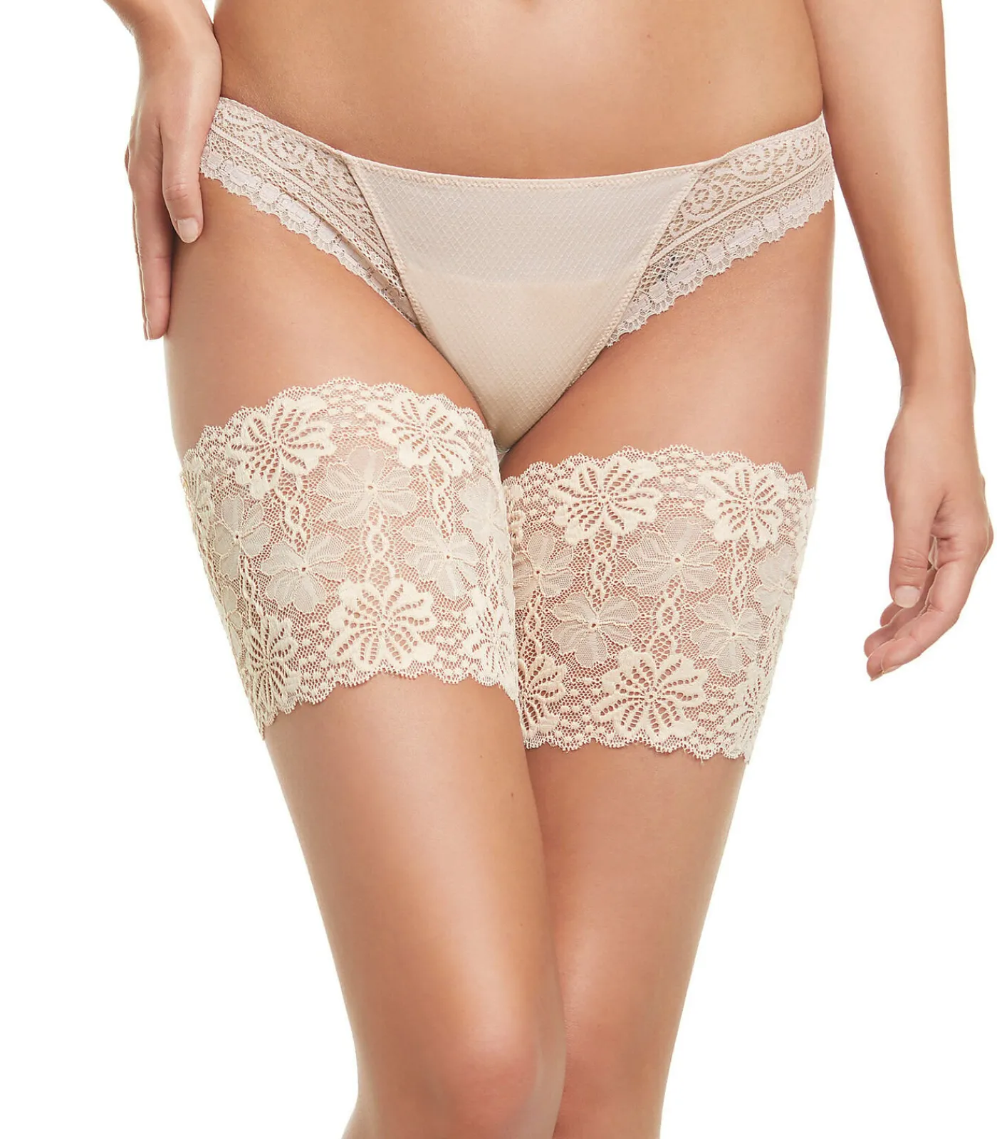 SELMARK Anti-frictie elastische dijbandjes beige Discount