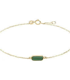 Lucardi Armband 14 Karaat Goud green Discount