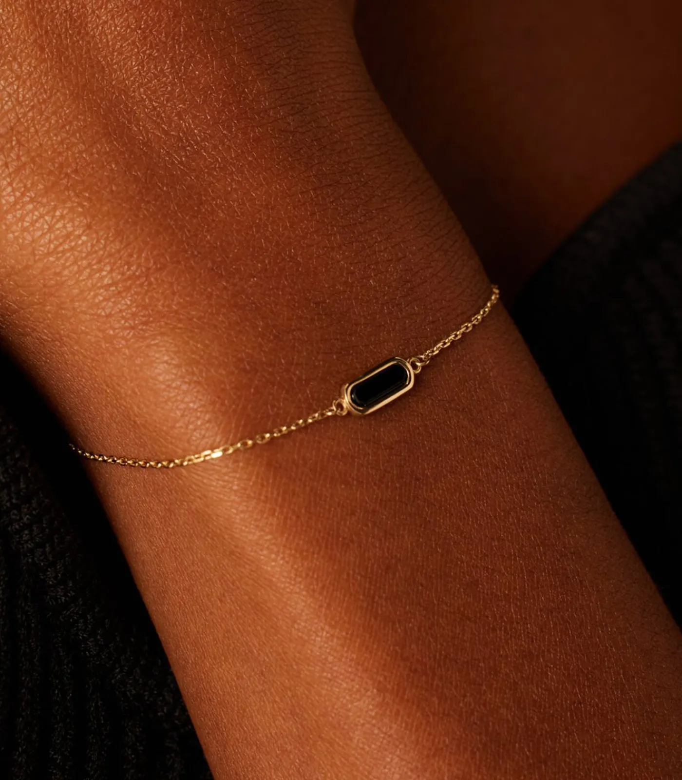 Lucardi Armband 14 Karaat Goud black Sale