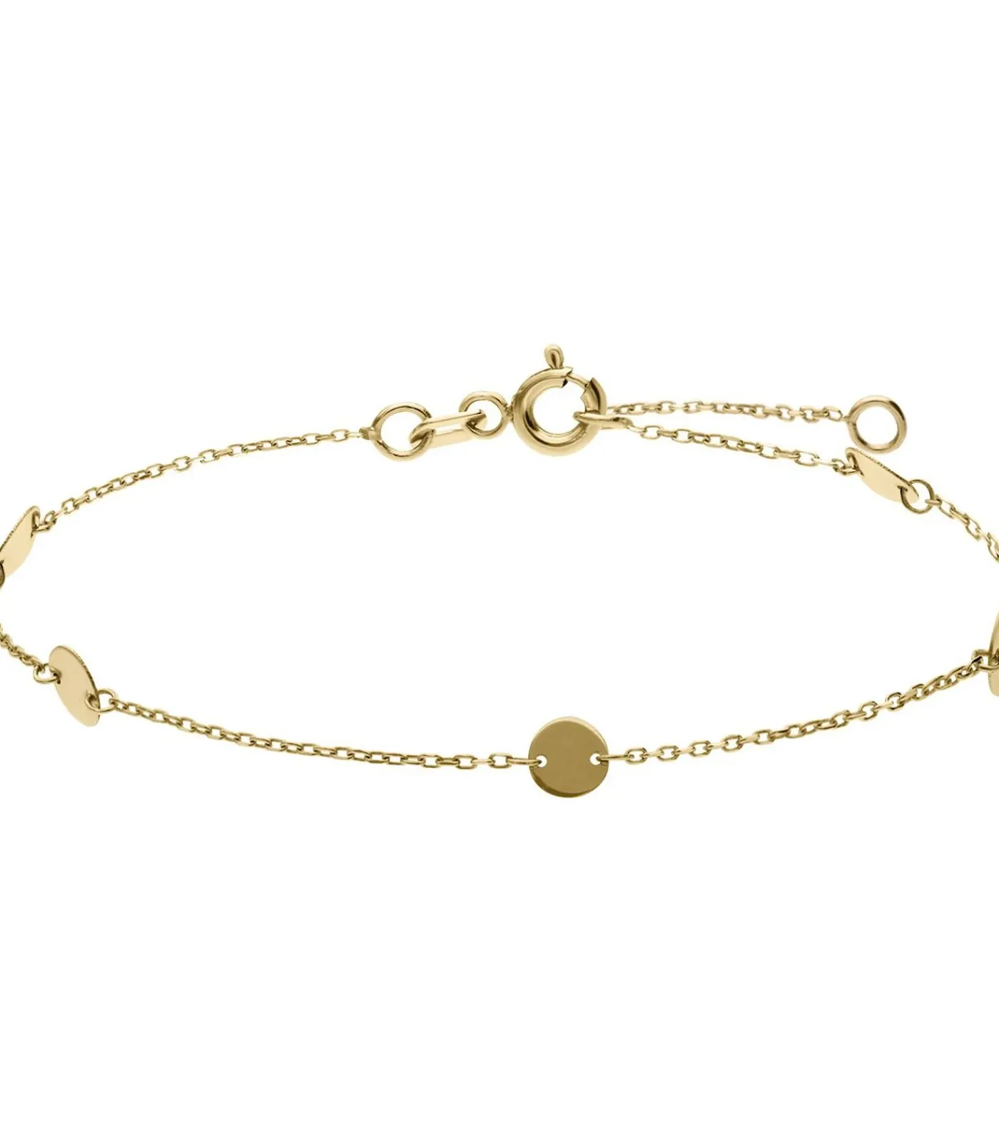 Lucardi Armband 14 Karaat Goud 19 cm - Geelgoud gold Clearance