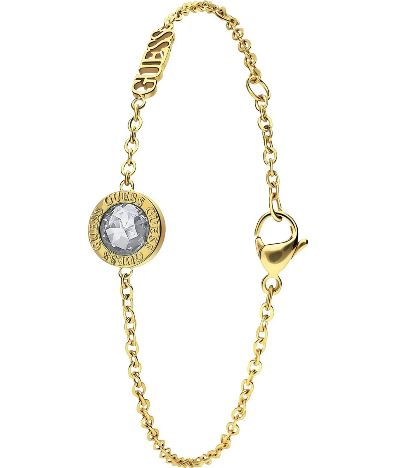 GUESS Armband 'Color My Day' Staal transparent Hot