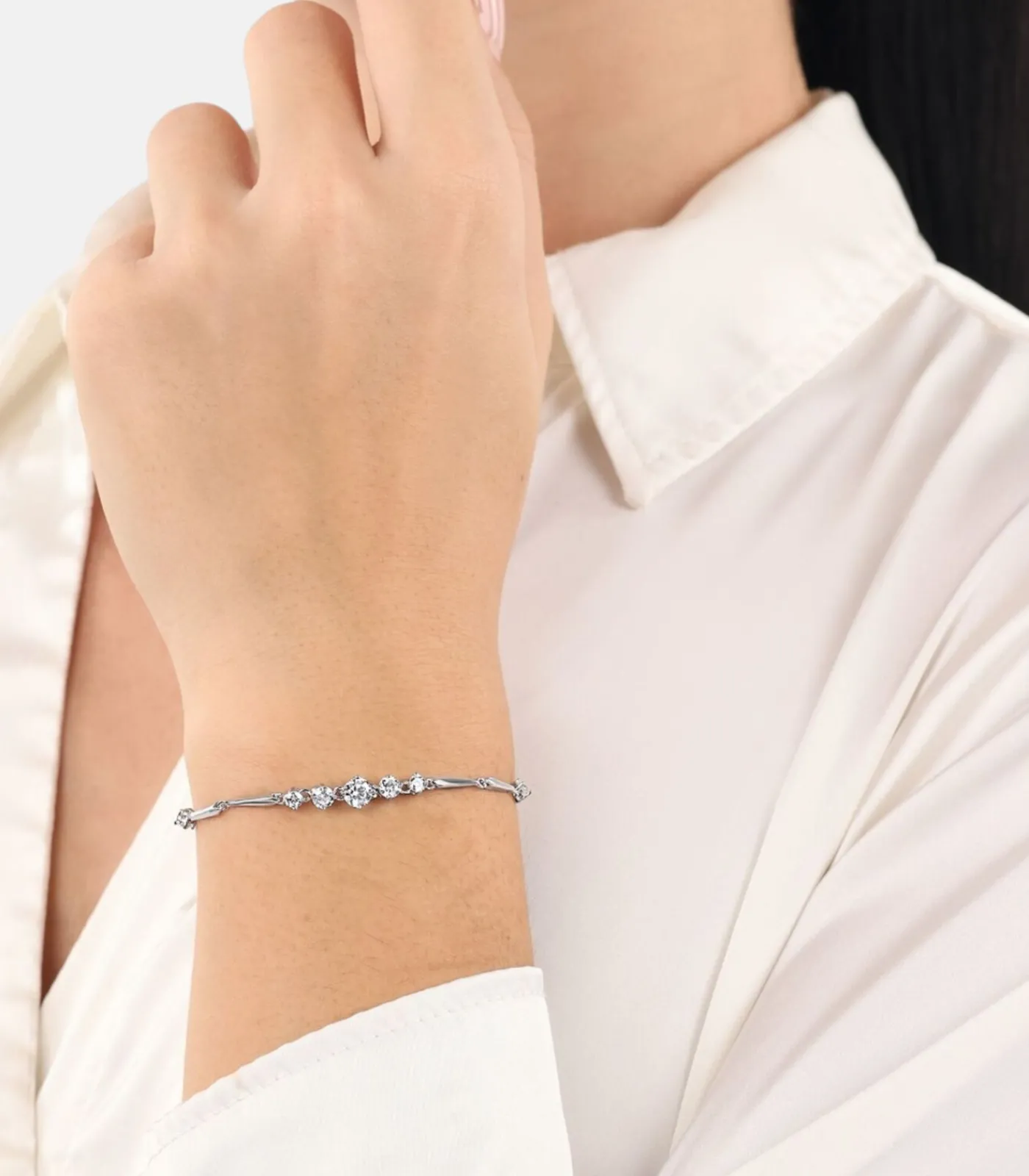 Amor Armband für Damen, 925 Sterling Silber, Zirkonia synth. silver Best