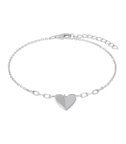 s.Oliver Armband m.Anh. voor dames, 925 sterling zilver | hartje silver New