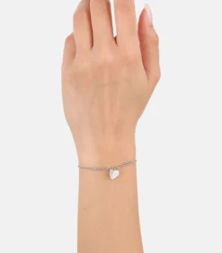 s.Oliver Armband m.Anh. voor dames, 925 sterling zilver | hartje silver New