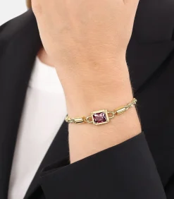 JOOP! Armband m.Anh. voor dames, roestvrij staal, zirkonia gold New