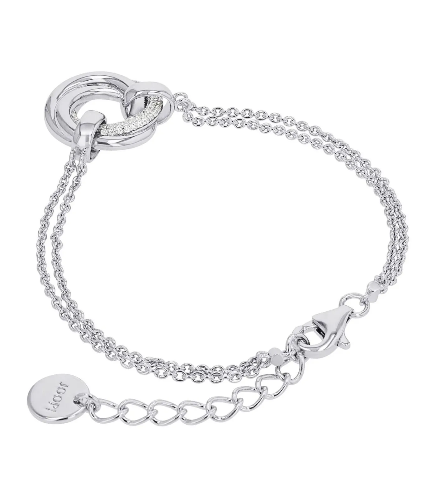 JOOP! Armband m.Anh. voor dames, zilver 925, zirkonia silver Best