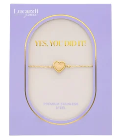 Lucardi Armband Staal gold Outlet